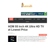 Tablet Screenshot of luckyji.com